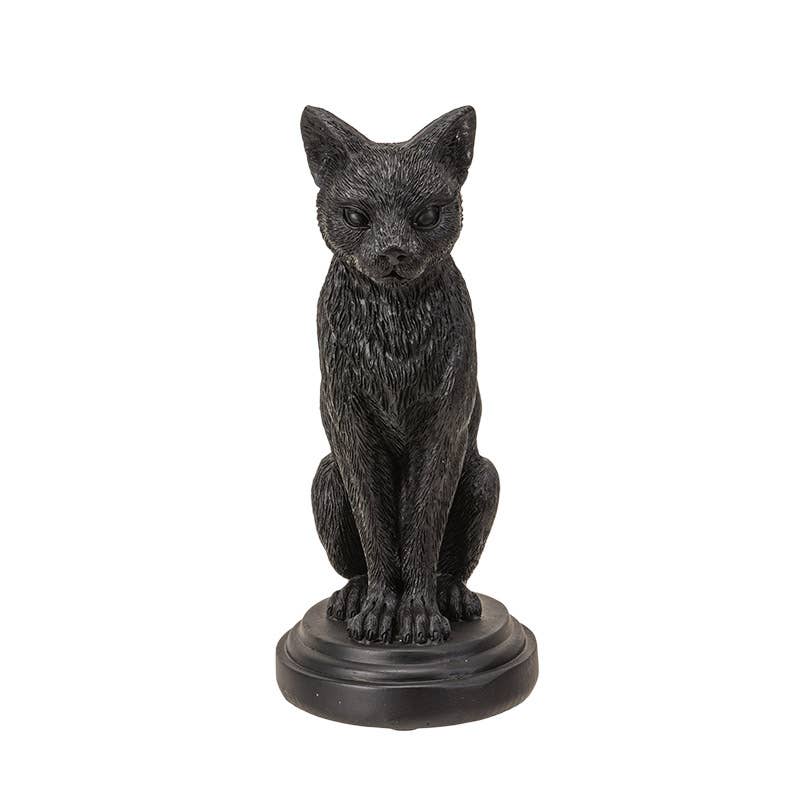 fausts-familiar-black-cat-candle-holder-front