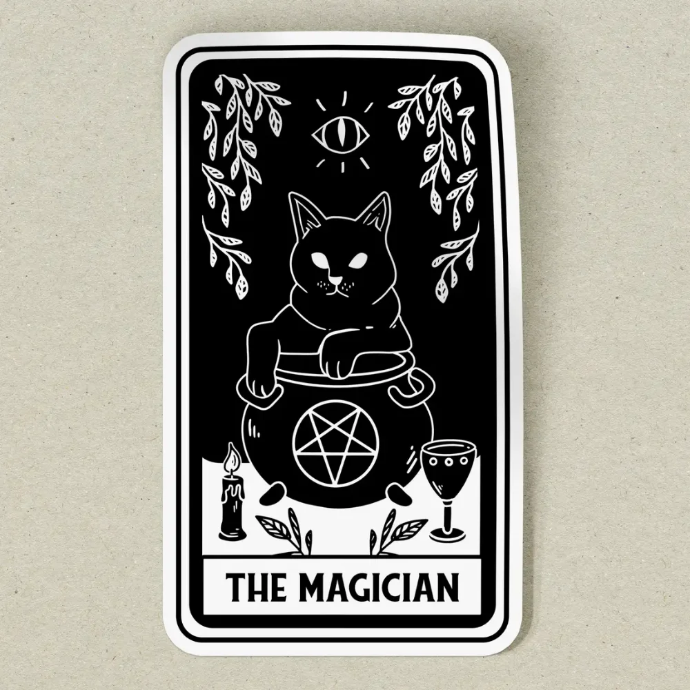 the-magician-cat-tarot-card-sticker